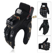 Probiker Motor - Bisiklet Eldiven Siyah Standart Elastik Kumaş