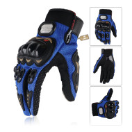 Probiker Motor - Bisiklet Eldiven Mavi Standart Elastik Kumaş